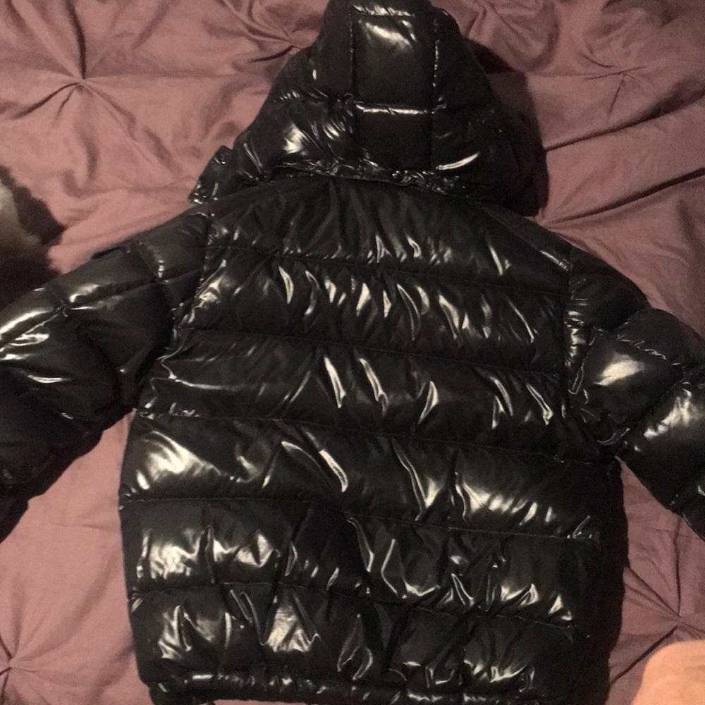 Black moncler puffer jacket